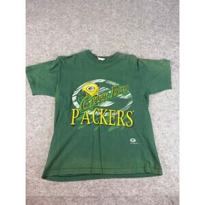 Vintage 90s 1996 Green Bay Packers NFL T-Shirt Men L/XL Single Stitch Sportswear